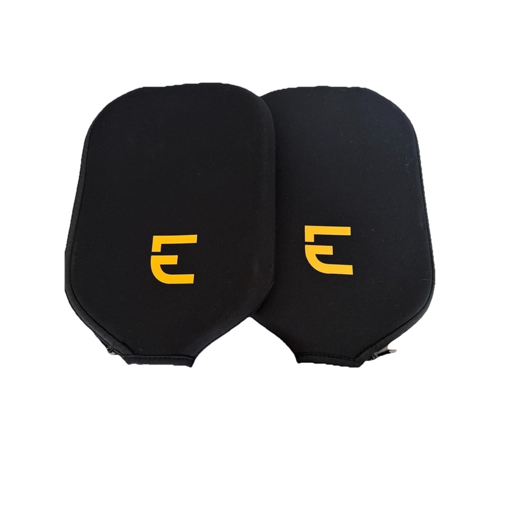 Electrum Pro Neoprene Black Pickleball Paddle Protection Cover‎ Only Set Of 2